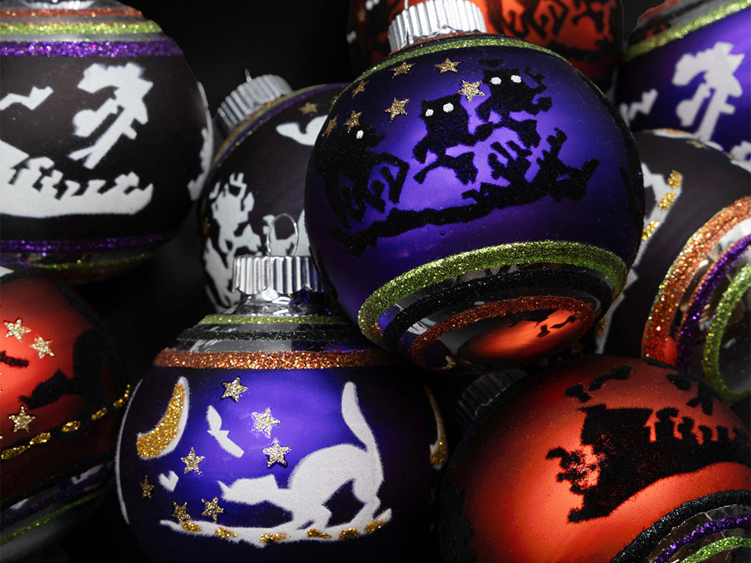 Halloween Shiny Brite Ornaments | Christopher Radko