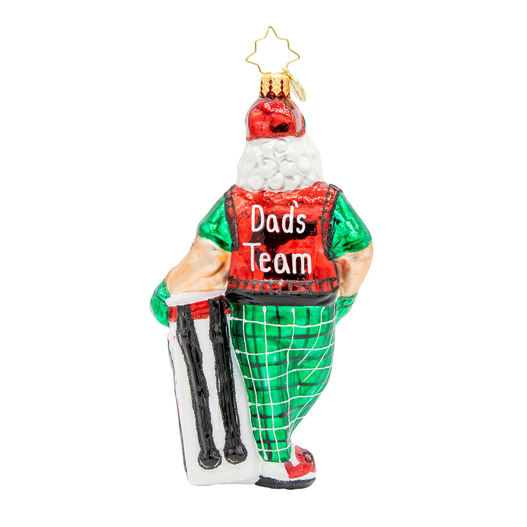 Jolly Golfer Santa Personalized