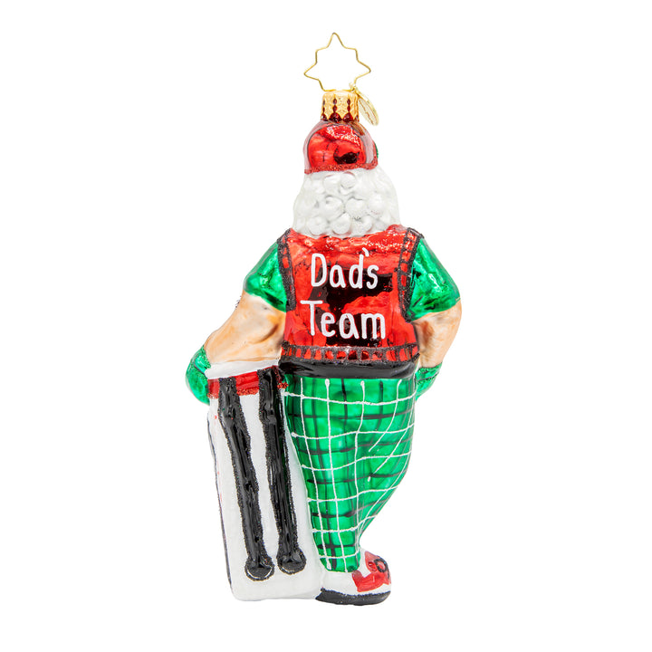 Jolly Golfer Santa Personalized