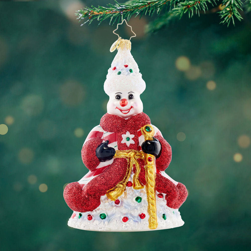 Peppermint Sparkle Snowman – Christopher Radko