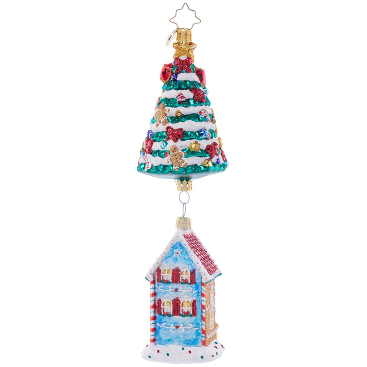 Front image - Gingerbread Grove Abode - (House ornament)