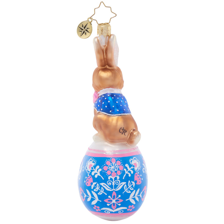 bunny easter egg ornament