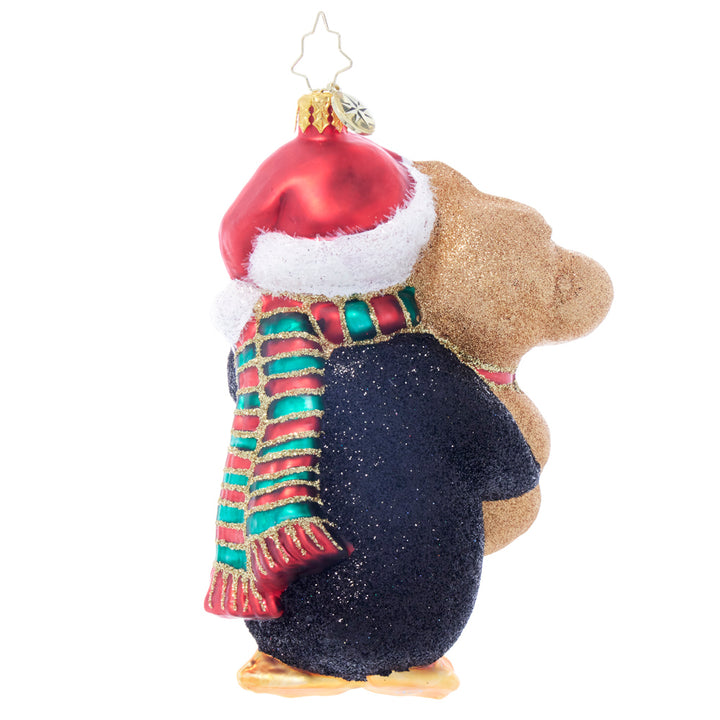 Back image - This Teddy is for You! - (Penguin ornament)