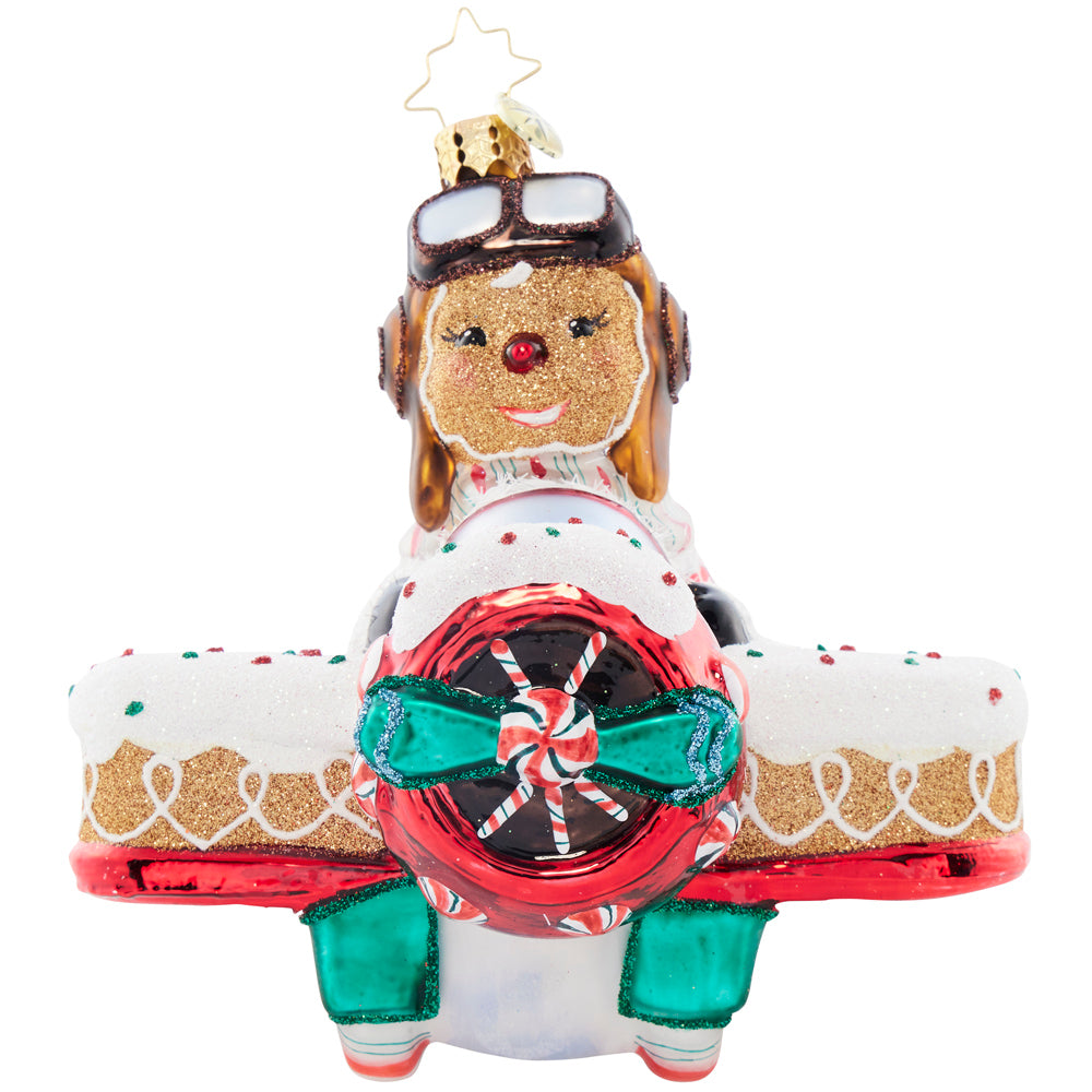 Front image - Candy Cloud Explorer - (Gingerbread in airplane ornament)