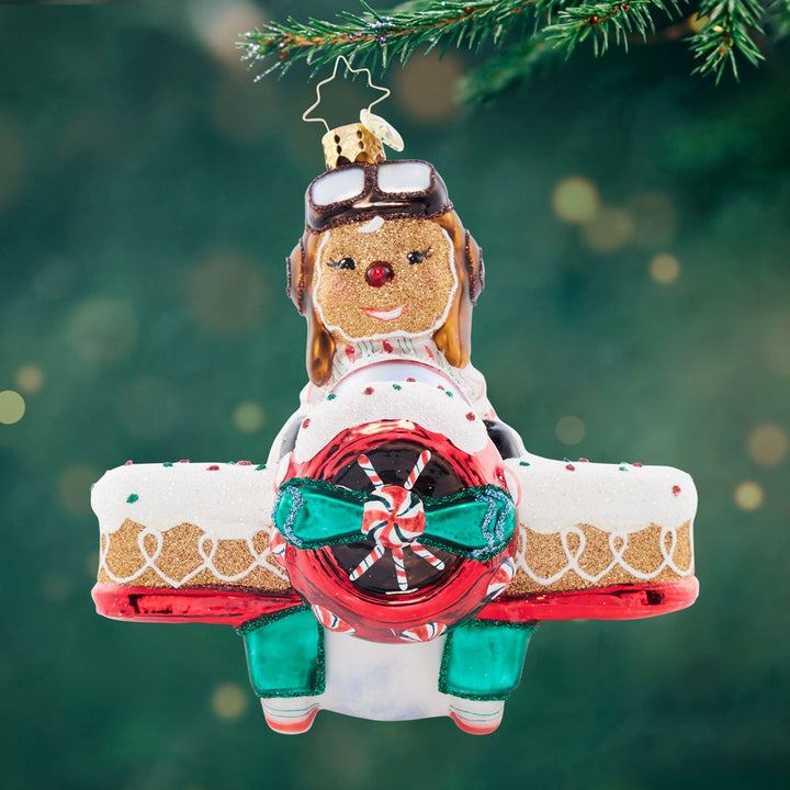 Front image - Candy Cloud Explorer - (Gingerbread in airplane ornament)