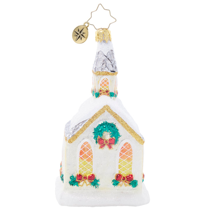 Back image - Snowy Sanctuary - (Religious ornament)
