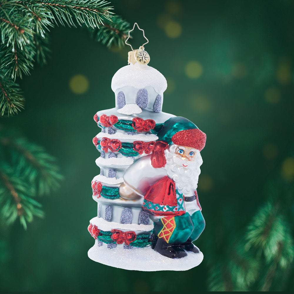 Santas Pisa Pose – Christopher Radko