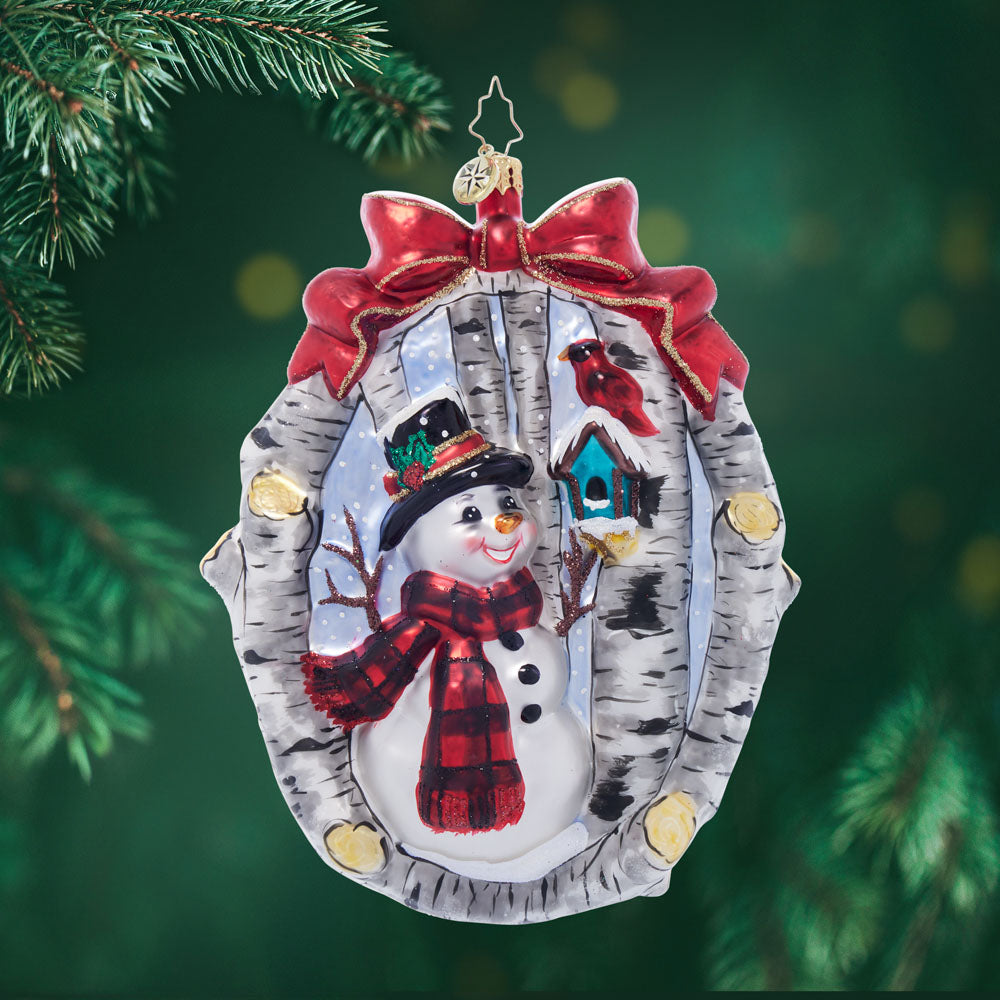 A Snowy Feathered Friend – Christopher Radko A Snowy Feathered Friend – Christopher Radko