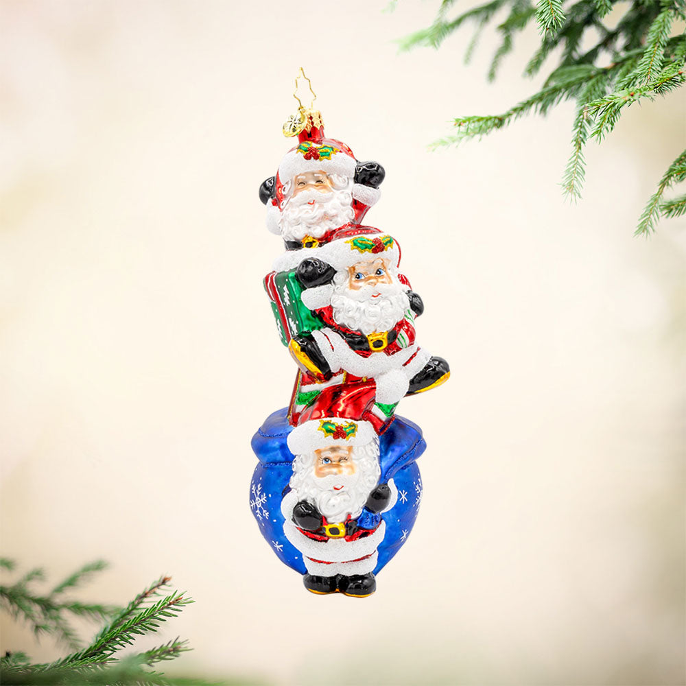 Jolly Santa Trio – Christopher Radko