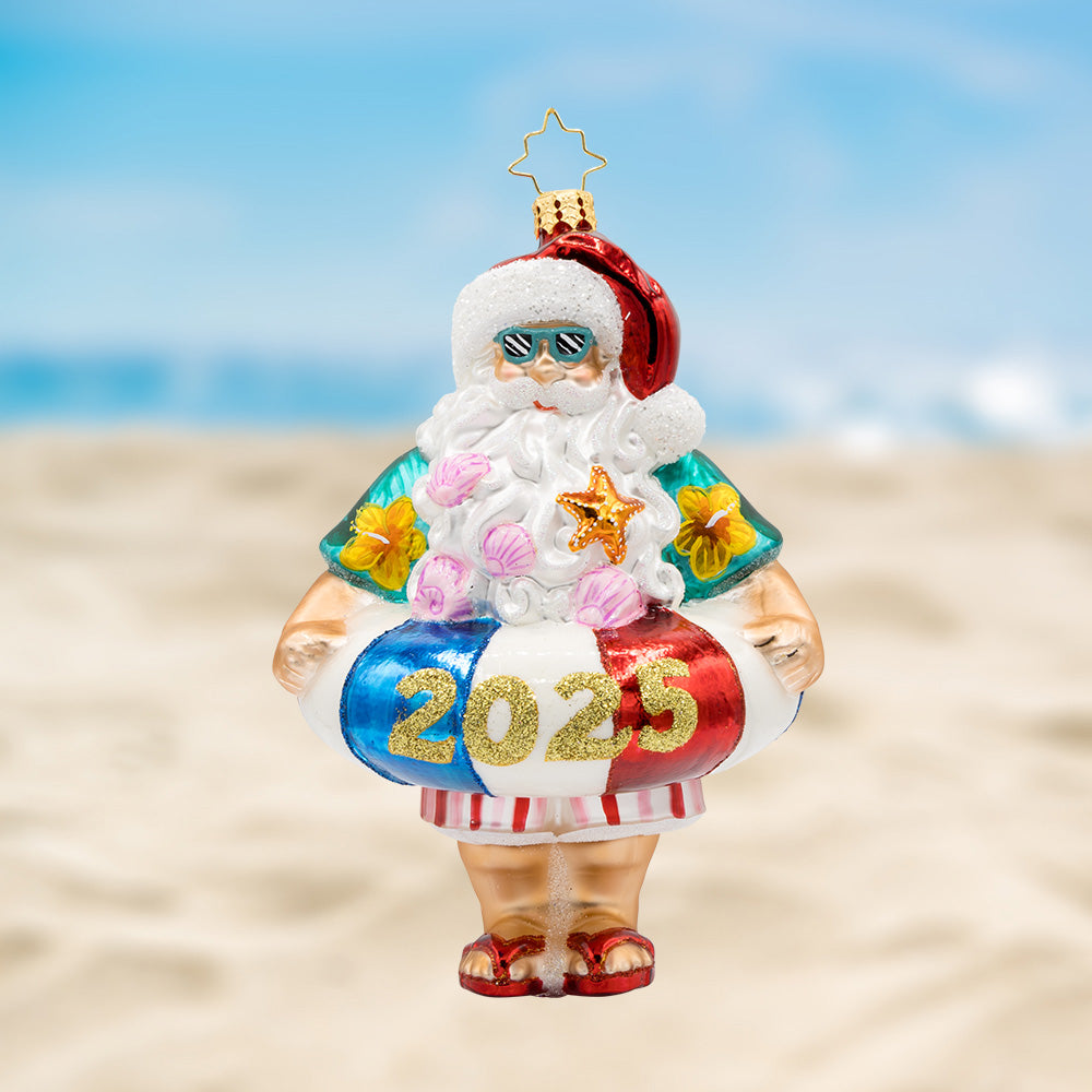 Sun-Kissed Klaus – Christopher Radko