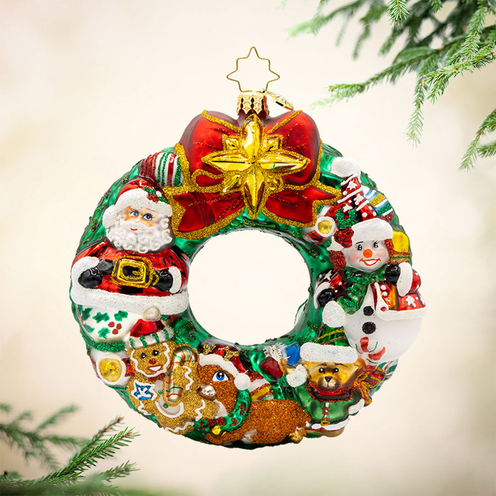 Jingle All The Way Wreath – Christopher Radko