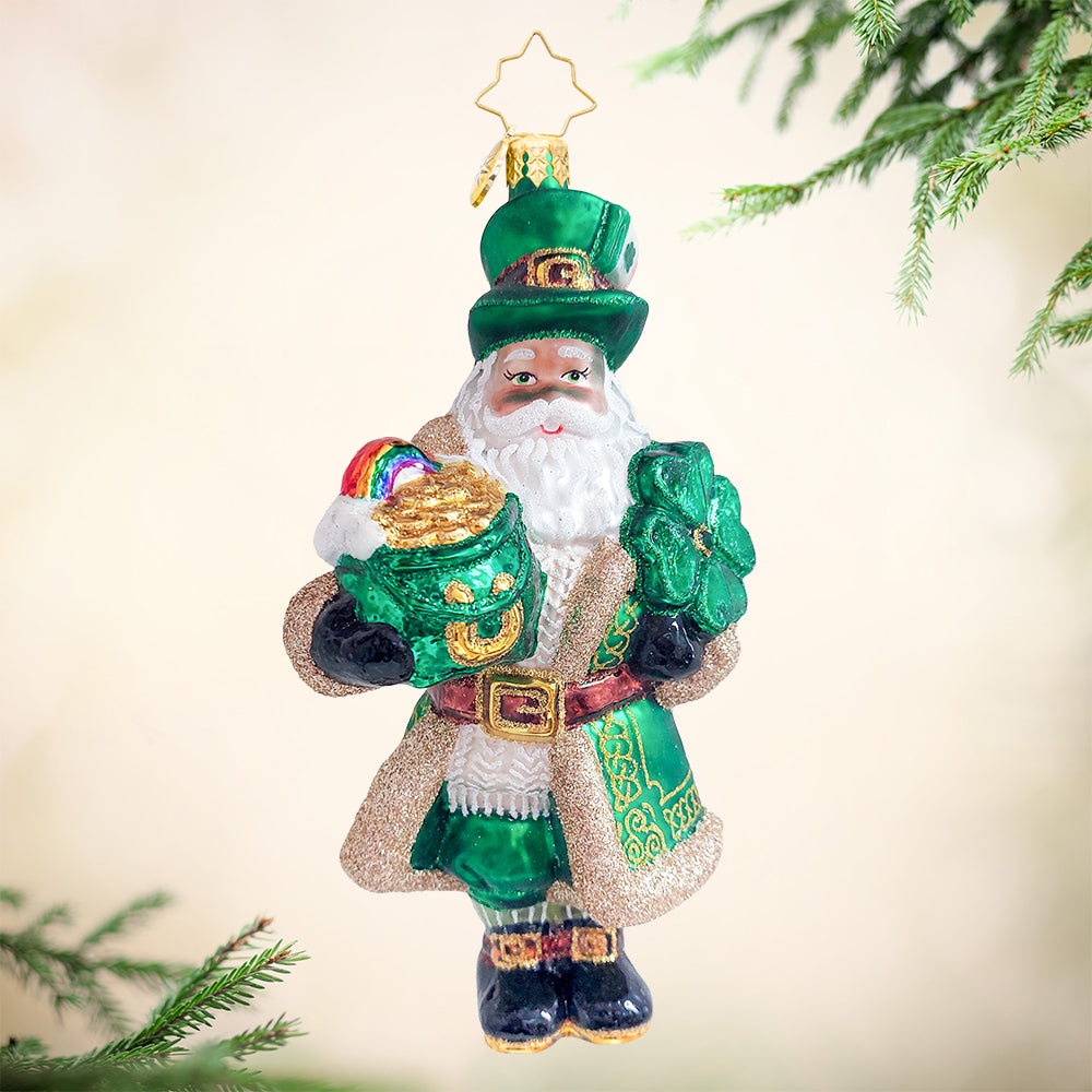 Shamrock Santa – Christopher Radko