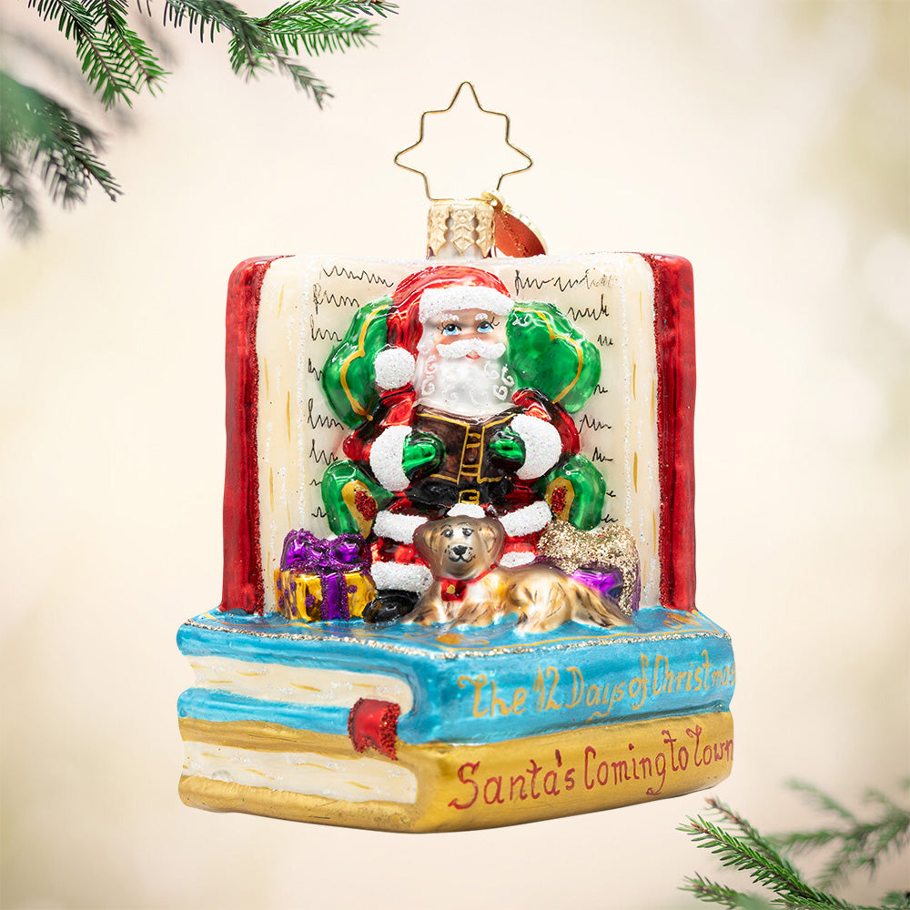 Santa's Book Nook Gem – Christopher Radko