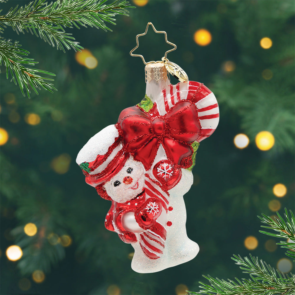 Snowy Retro Cheer Gem – Christopher Radko