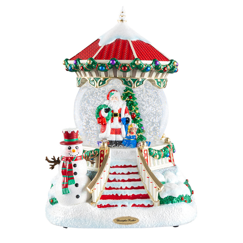 Santa's Enchanted Gazebo Snowglobe