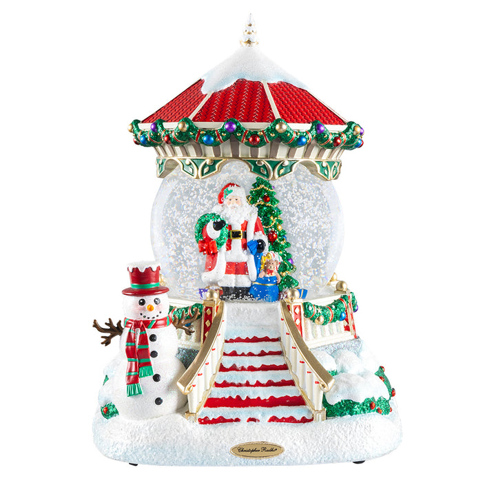 Santa's Enchanted Gazebo Snowglobe