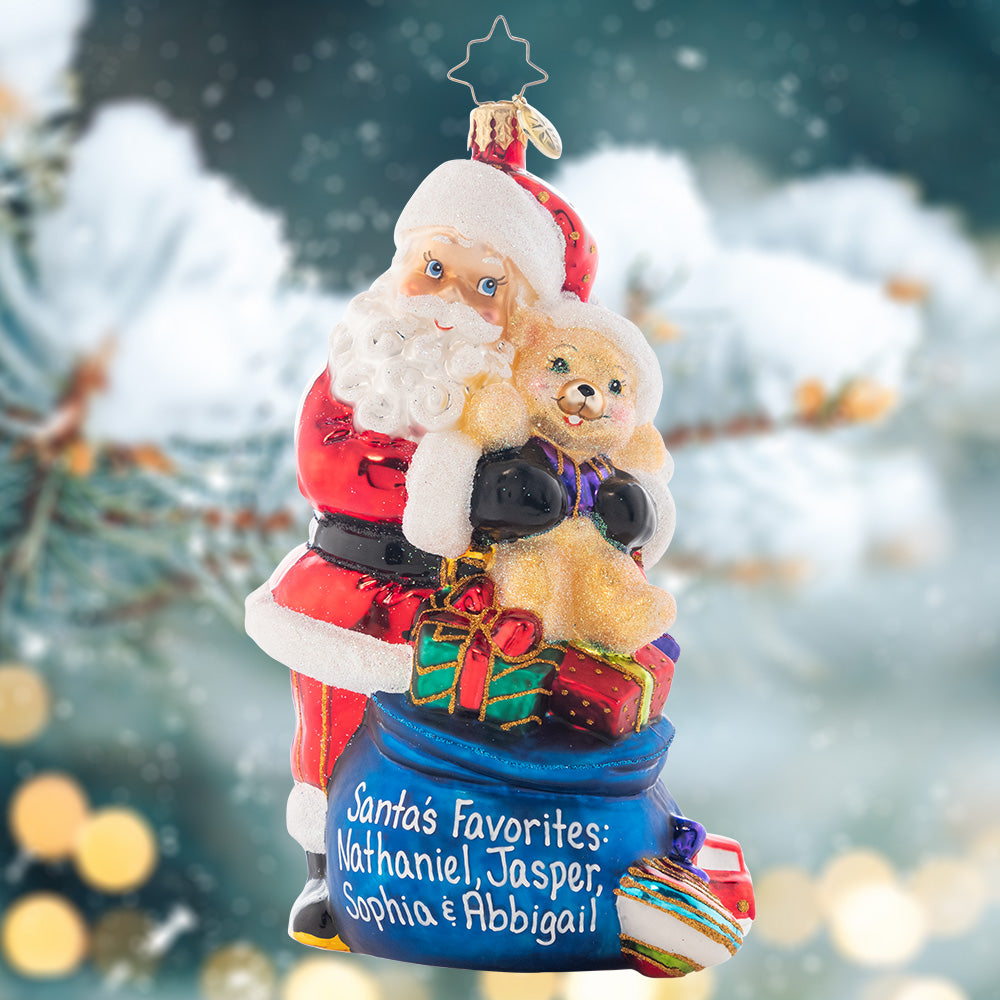 Santa's Special Gift To You Personalized – Christopher Radko