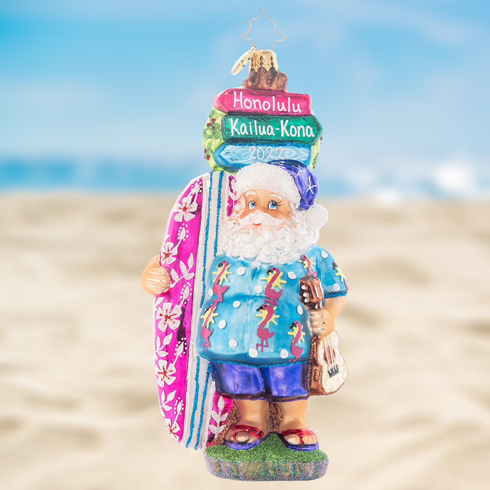 Aloha Santa! Personalized – Christopher Radko