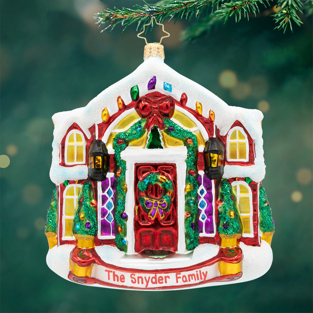 A New Holiday Home Personalized – Christopher Radko