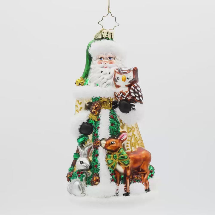 Woodland Friends Santa