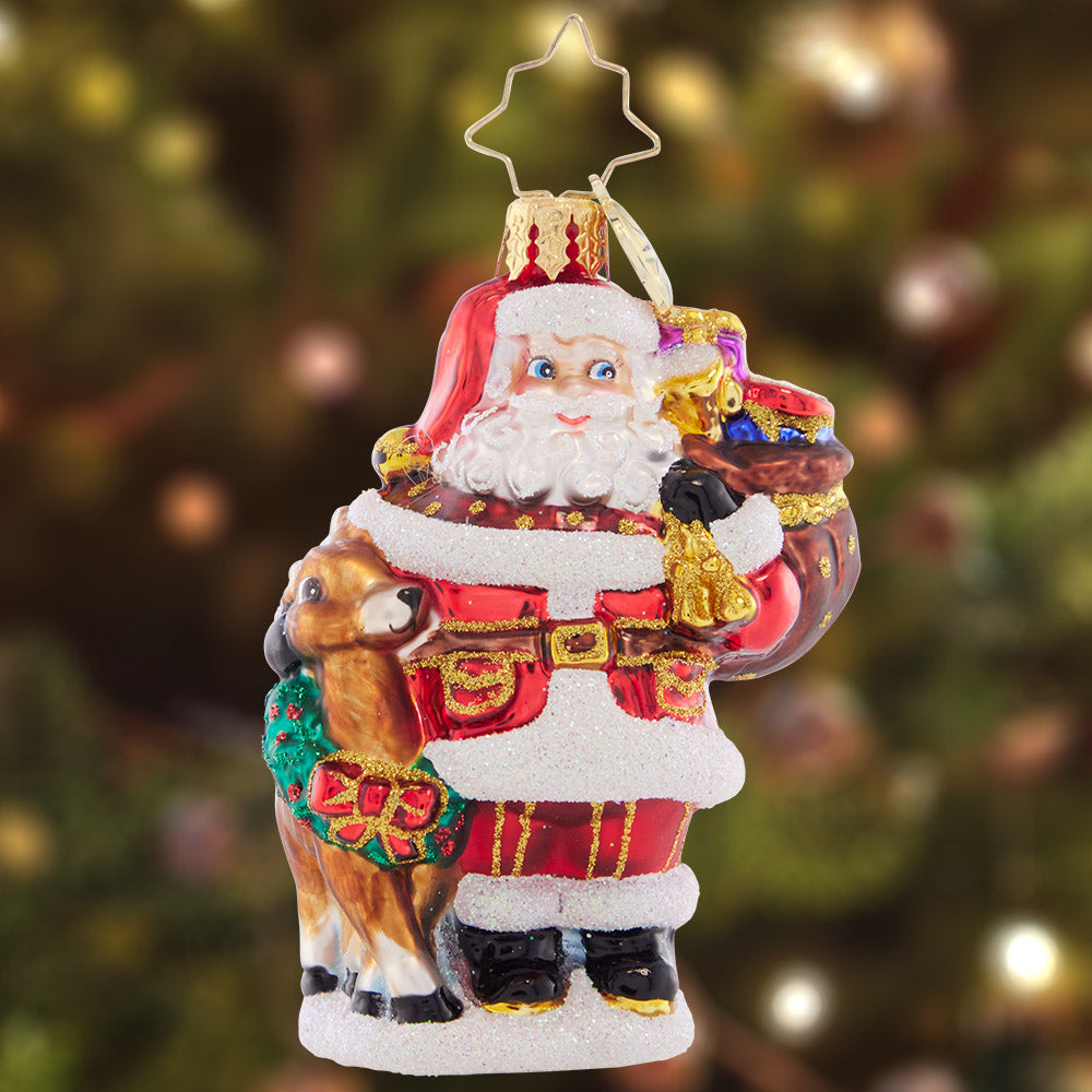 A Woodland Walk Santa Gem – Christopher Radko
