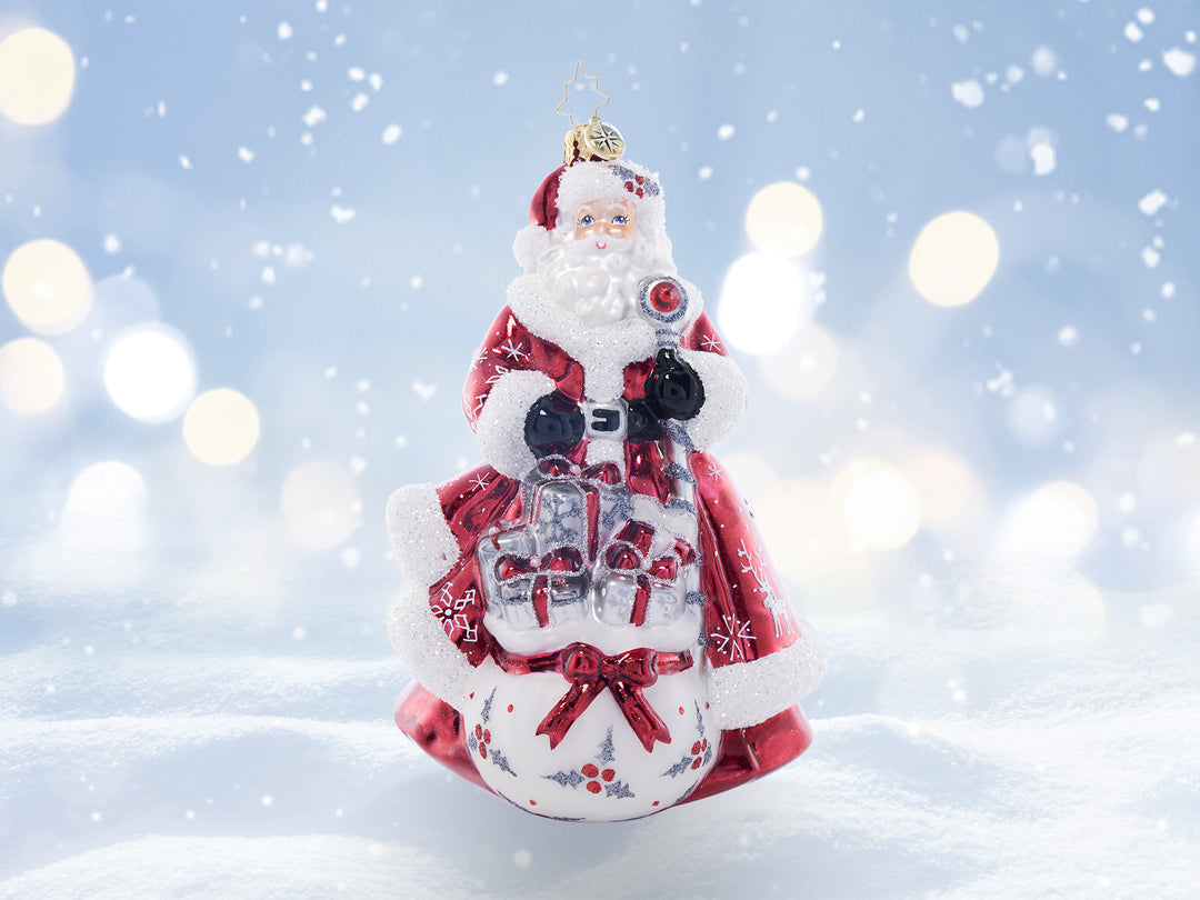 Traditional Santa Ornament Collection