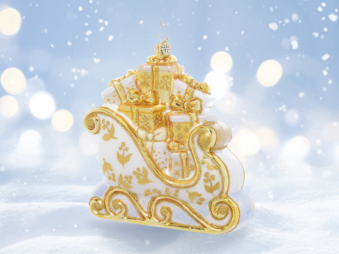 Sleigh, Stocking & Gift Ornament Collection