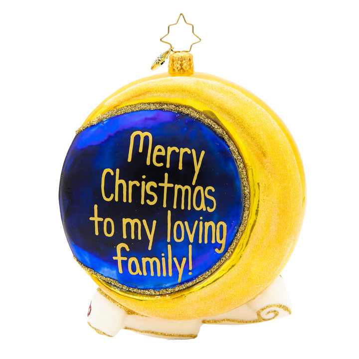 Crescent Moon Christmas Personalized