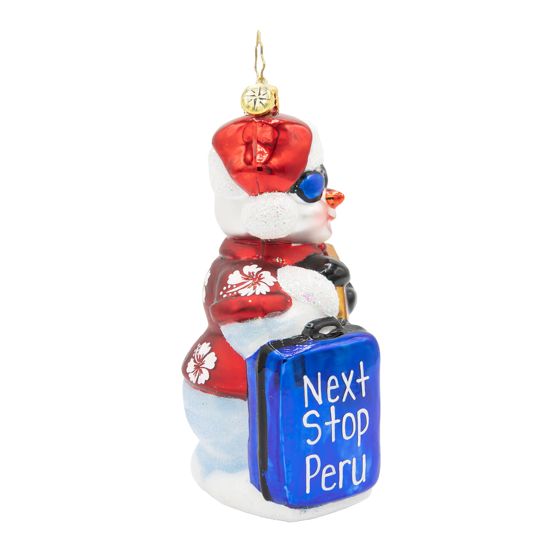 Out of Office Snowman Personalized