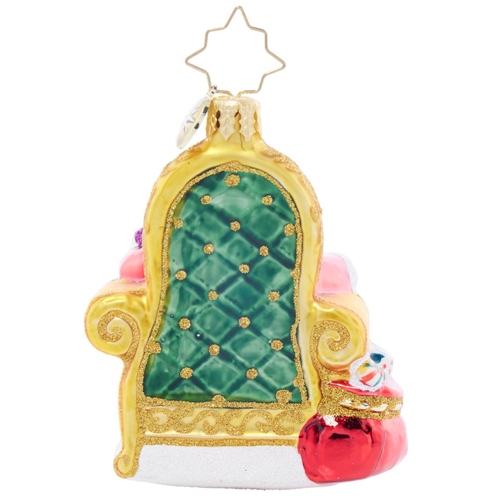 Back image - Strike A Pose Santa Gem - (Santa ornament)