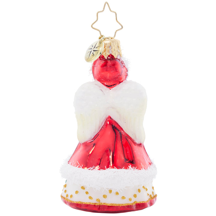 Back image - Holiday Joy Angel Gem - (Angel ornament)