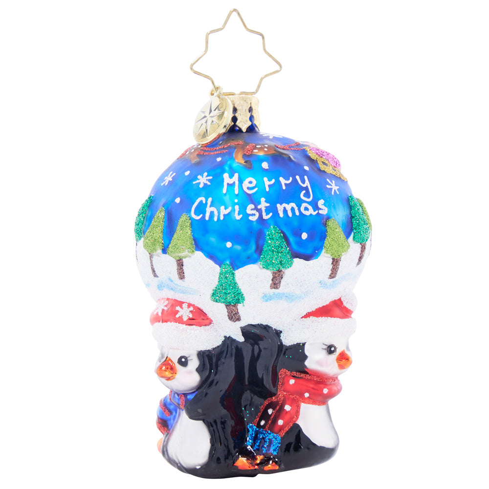 Front image - A Lotta Help From My Friends Gem - (Penguin ornament)