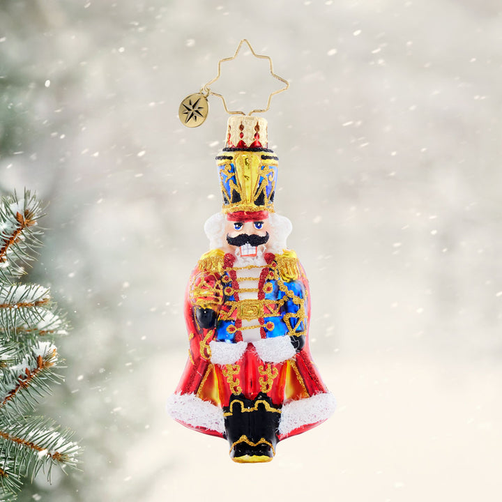 Front image - Holiday Elegance Gem - (Nutcracker ornament)
