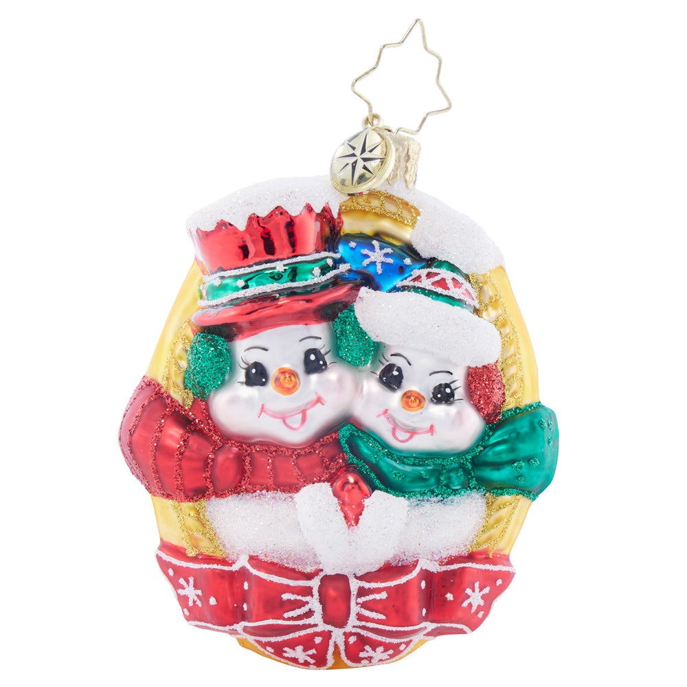 Front image - A Picture Perfect Pair Gem - (Snowman ornament)