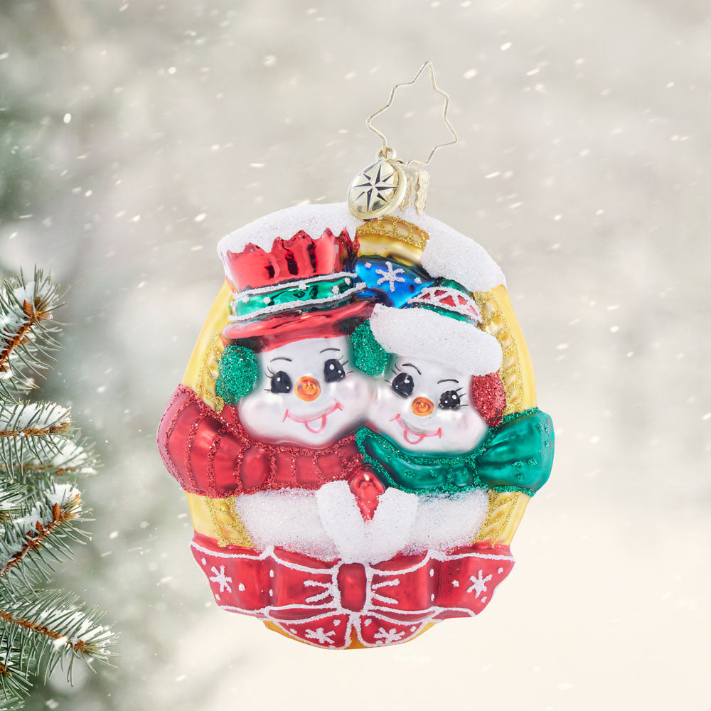 Front image - A Picture Perfect Pair Gem - (Snowman ornament)