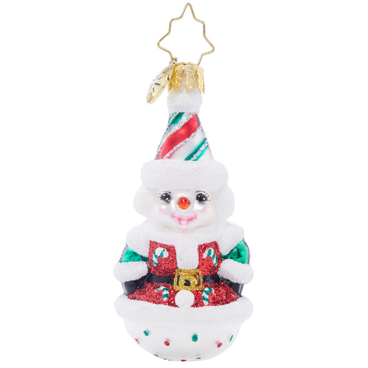 Front image - Twice As Nice Snowman Gem - (Snowman ornament)