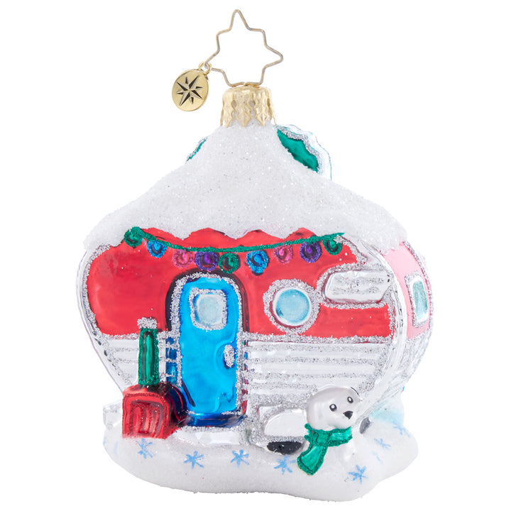 Back image - Cocoa In The Snow Gem - (Snowman ornament)