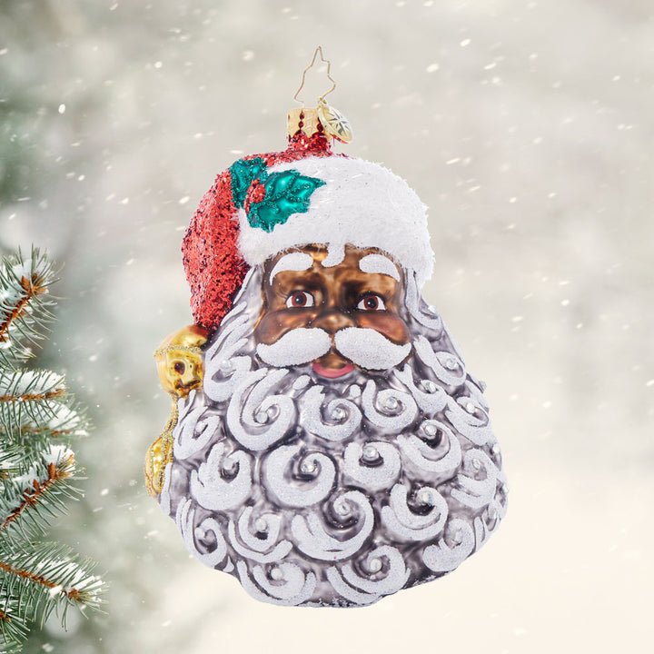 Front image - Jovial Gentleman - (Santa ornament)