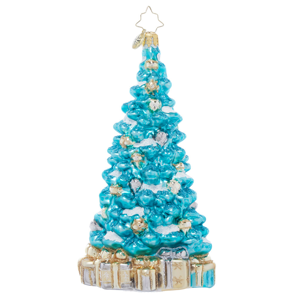 Back image - Silvery Spruce - (Christmas tree ornament)
