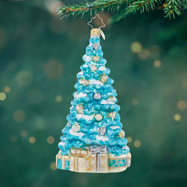 Front image - Silvery Spruce - (Christmas tree ornament)
