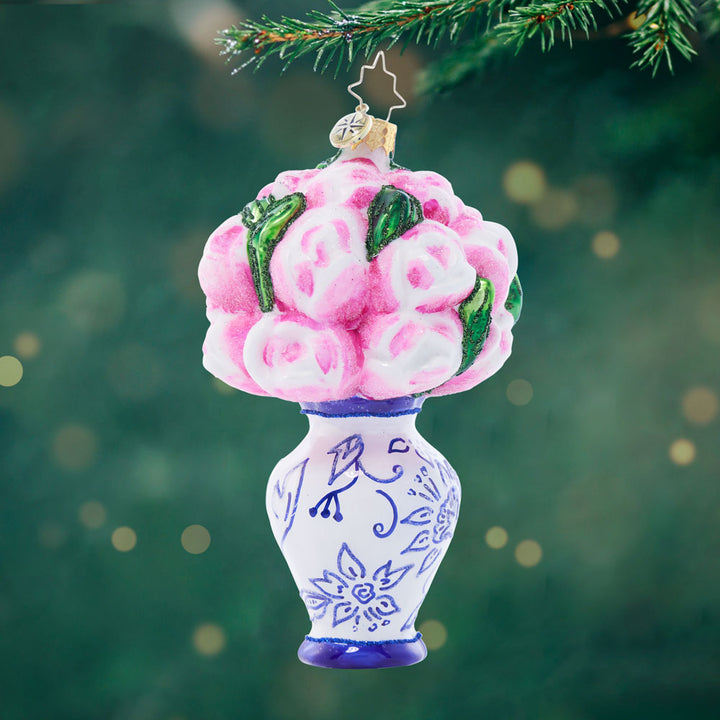 Front image - Chinoiserie Bloom - (Flower bouquet ornament)