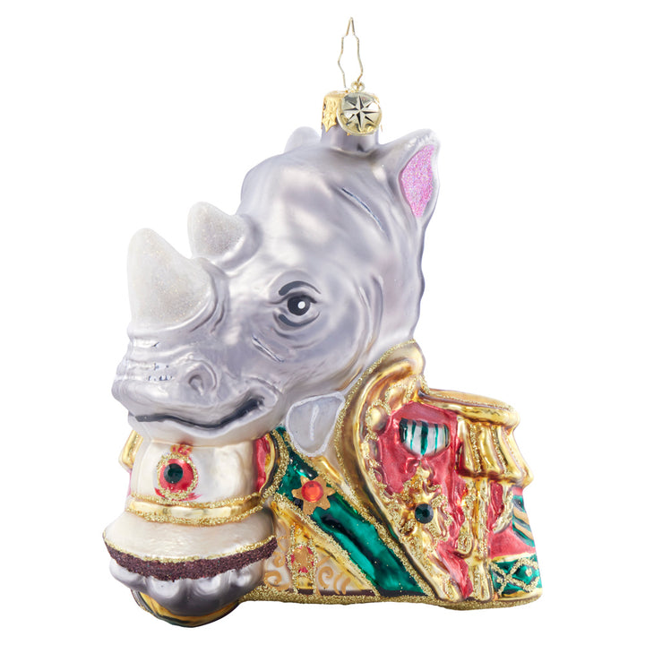 Front image - General Regal Rhino - (Rhino ornament)