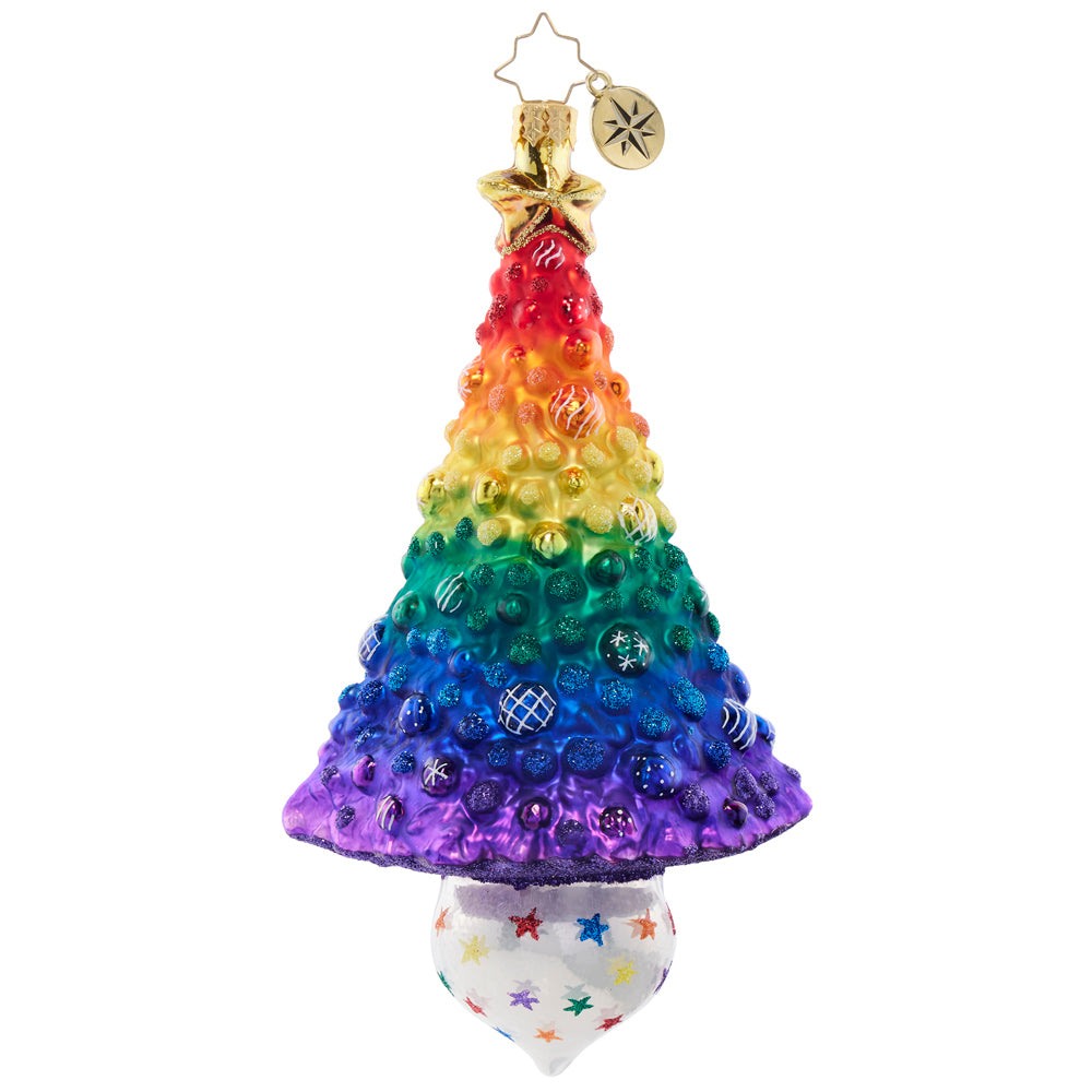 Back image - Rainbow Radiance Fir - (Christmas tree ornament