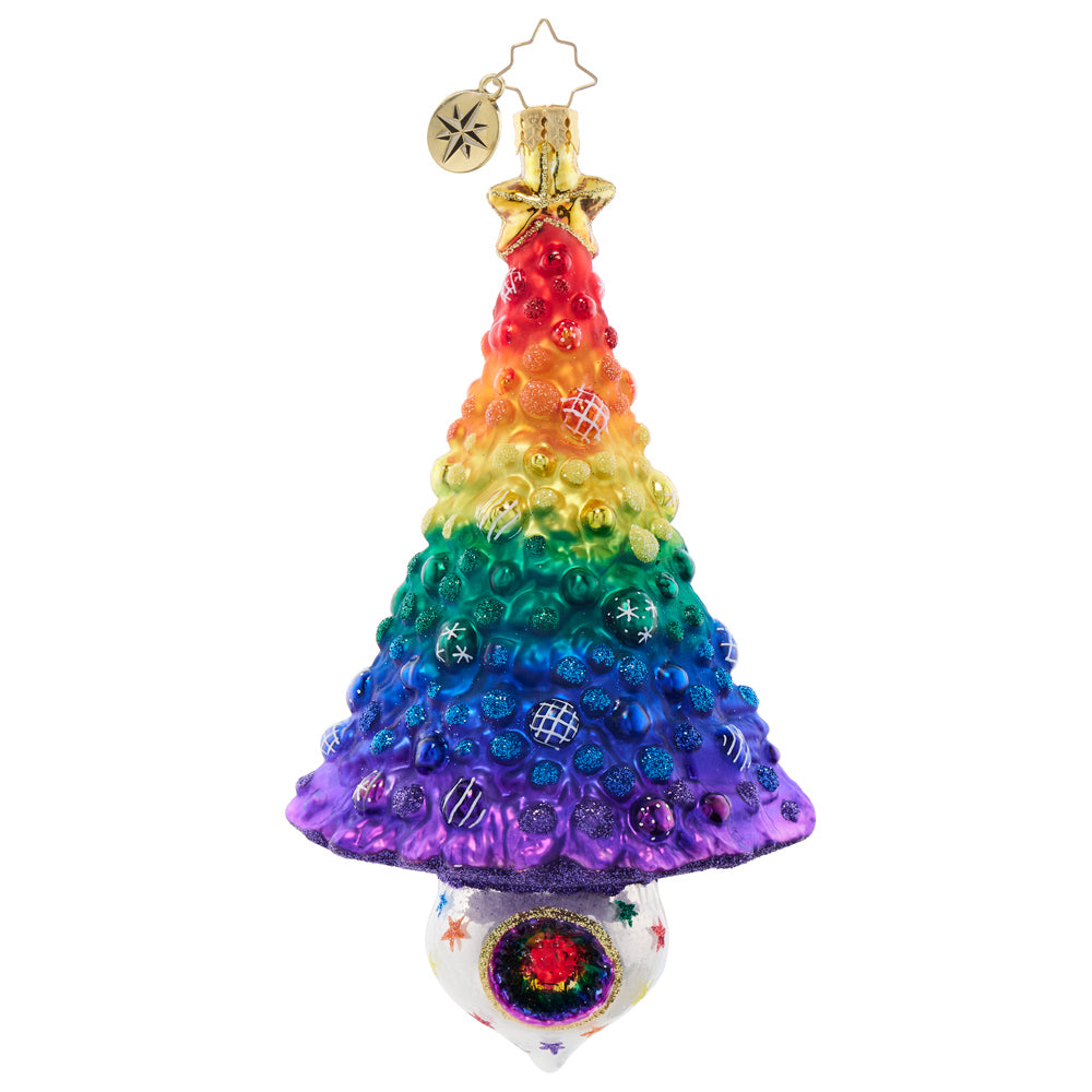 Front image - Rainbow Radiance Fir - (Christmas tree ornament