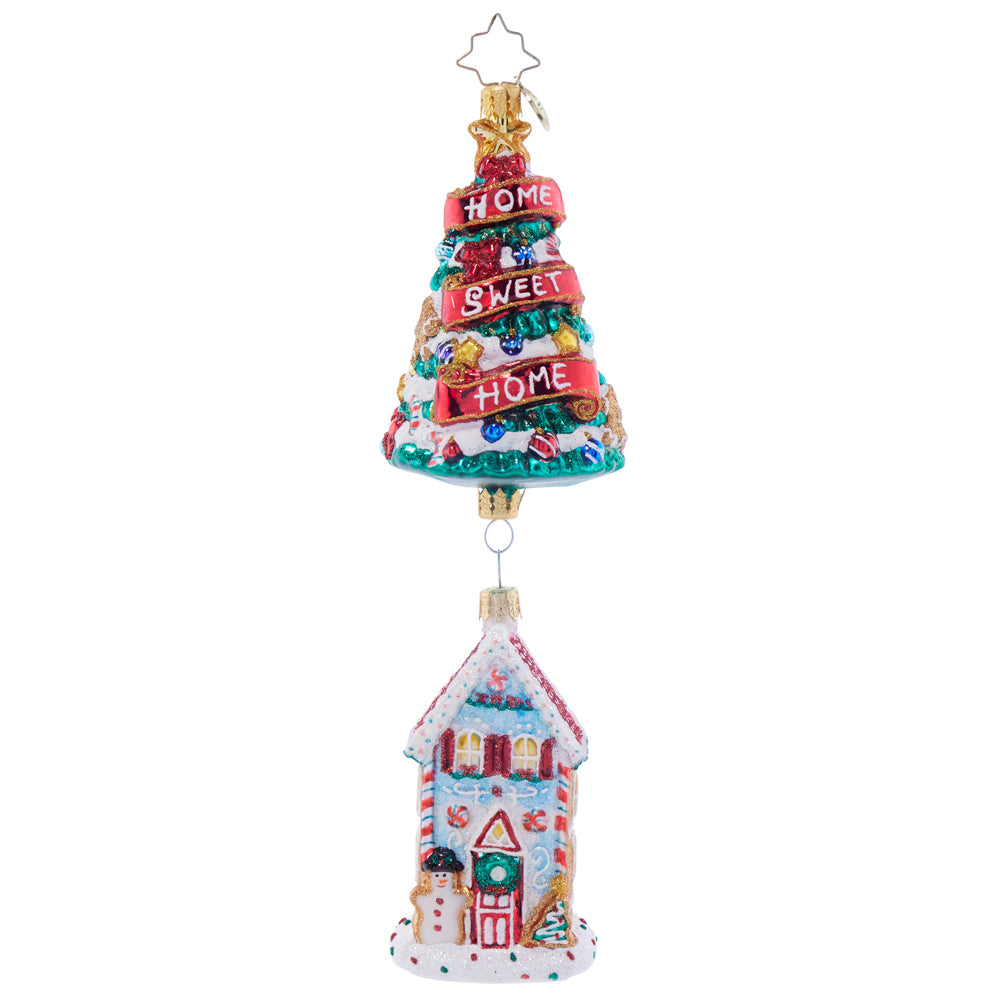 Front image - Gingerbread Grove Abode - (House ornament)