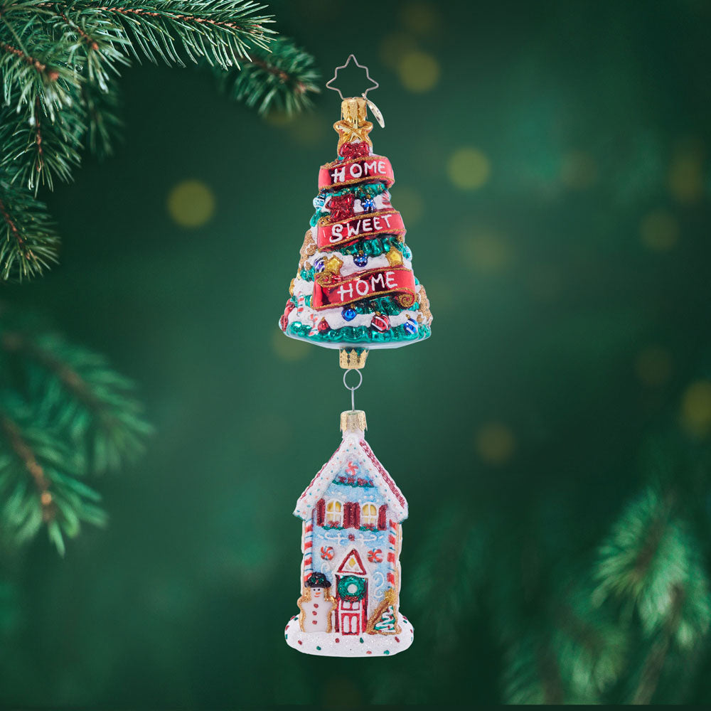 Front image - Gingerbread Grove Abode - (House ornament)