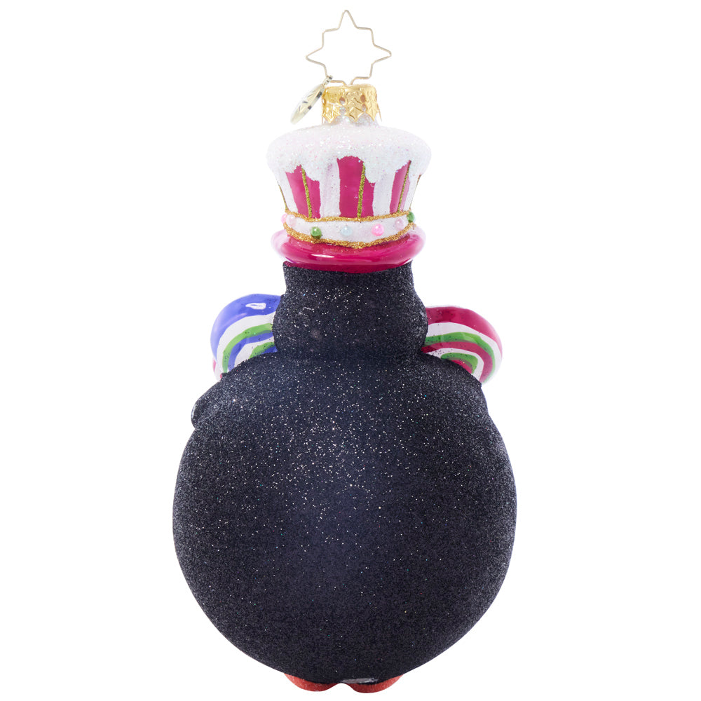 Back image - Bubbly Belly Penguin - (Penguin ornament)