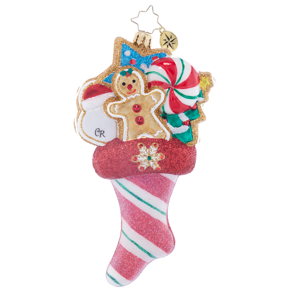 Back image - Santa's Sugary Stocking - (Stocking ornament)