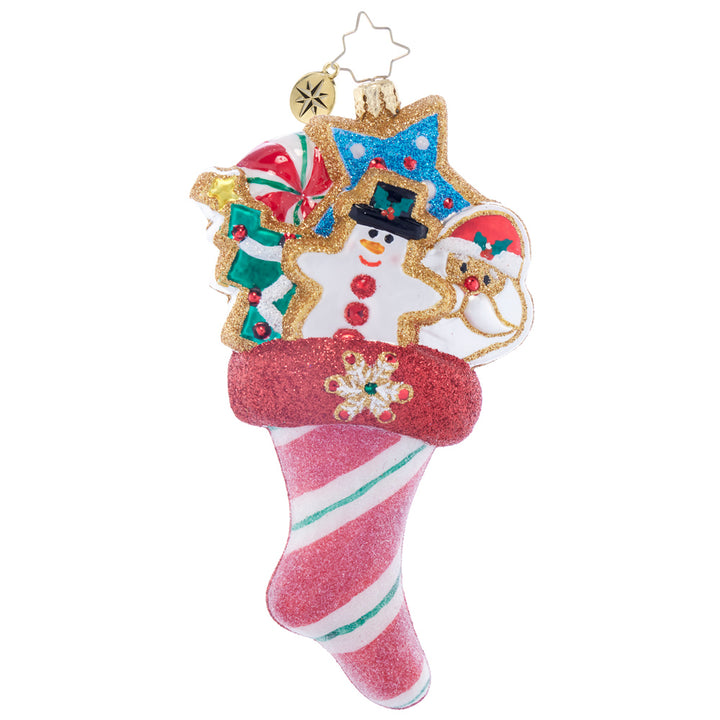 Front image - Santa's Sugary Stocking - (Stocking ornament)