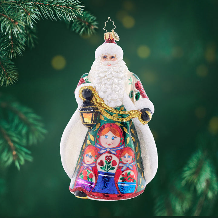 Front image - Matryoshka Magic - (Santa ornament)